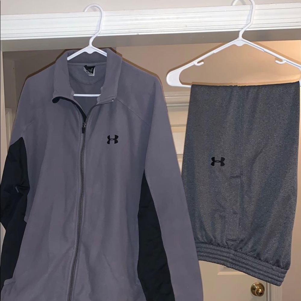Under Armour jacket and sweatpants bundle